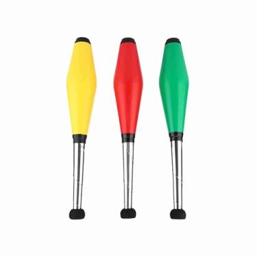 Imagem de 3PCS Crianças Ultraleves Malabando o Conjunto de Bastões, Acrobacias de Equilíbrio Artesanal para Brincar de Brincadeira, Feito de Material de Qualidade, Melhore a Coordenação