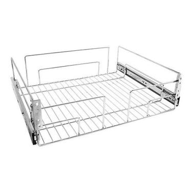 Imagem de Gaveta Aramada Deslizante 77cm Módulo 80cm Inox Jomer 3375