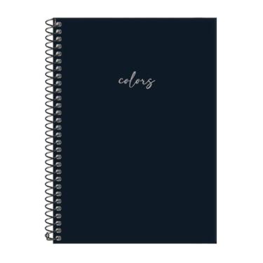 Imagem de Caderno Colegial Solid Colors Grafite 1 Matéria