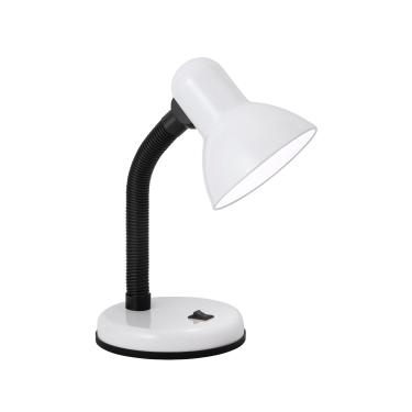 Imagem de Luminária De Mesa Mini Office Lamp 33cm Branca P/ 1 Lâmpada E-27 Cód. MOL-B – GMH Trade