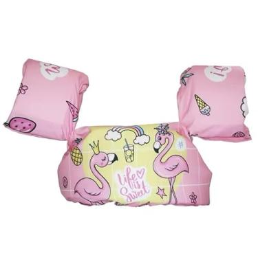 Imagem de Colete Salva Vidas Infantil Kids Bóia De Braço Não Fura (Flamingo)