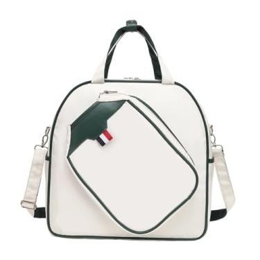 Imagem de Deevoka Bolsa de pickleball pickleball bolsa de esportes leves para homens Mulheres Bolsa de crossbody bolsa de ombro de pá de cruz