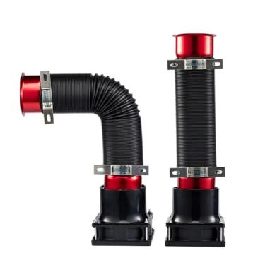 Imagem de Obokidlyamor 2Pcs Simulação Turbina Tubo De Admissão Wind Sense Simulator Mudança De Velocidade Do Vento No Volante Do Jogo De Corrida Pc Usb Para Logitech/Thrustmaster/Fanatec G923 G920 G29 Tubo De