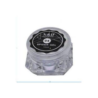 Imagem de Gel Spider Teia X&D De Aranha Led Uv Desenho Cores Unhas - oem, Preto