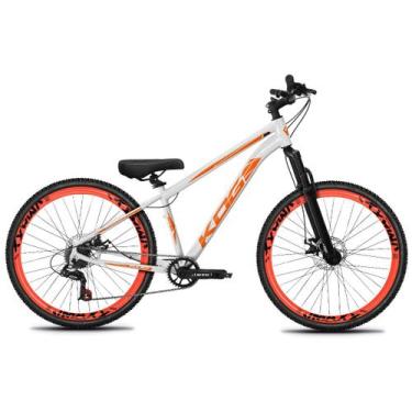 Imagem de Bicicleta Aro 29 KOG 1X7 Tipo Freeride Viking Hupi Gios, Branco, Adesi