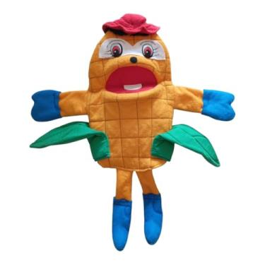 Imagem de Brinquedo Infantil Fantoche Espiga de Milho Fantoche Legumes