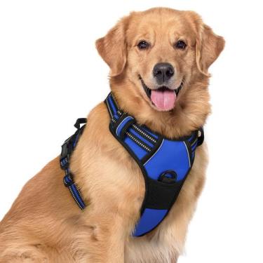 Imagem de Dog Harness rabbitgoo No Pull Reflective Oxford para cães grandes