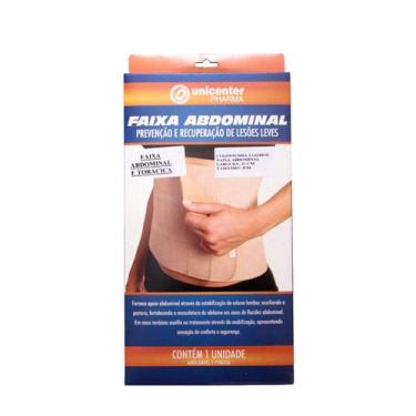 Imagem de Faixa Abdominal e Torácica 3 Gomos - UNICENTER, G