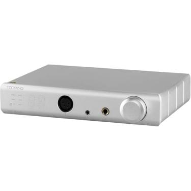 Imagem de TOPPING Amplificador Discreto Para Fones De Ouvido Hifi A90, Nfca, 4 Pinos Xlr/4.4 Balanceado/6,35 Mm Se, Pré-Amplificador Com Controle Remoto Bluetooth (Prata)