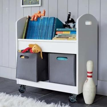 Imagem de Expositor De Livros Com Rodinhas Túlio 100% Mdf (brinquedos)