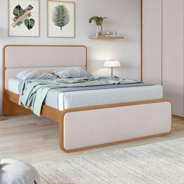 Imagem de Cama Casal 140cm MDF Loop Lopas