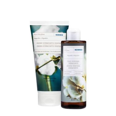 Imagem de Kit Korres Algodão Puro Hidratante Óleo Corporal (2 produtos)