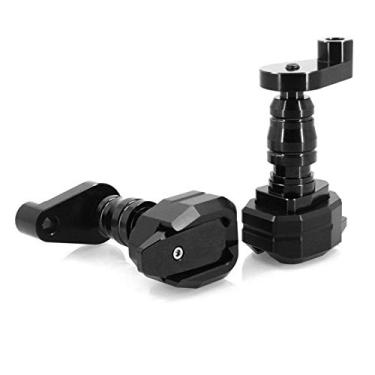 Imagem de Acc-Creativity Motocicleta CNC Alumínio Motor Crash Guard Case Frame Sliders Protector Proteção contra quedas Compatível com Kawasaki ZX-10R ZX10R ZX-6R ZX6R Z1000SX (Preto)
