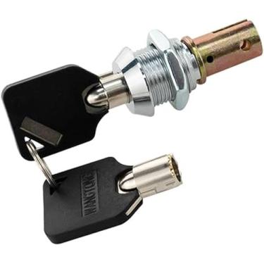 Imagem de 1 conjunto de fechadura de caixa de ferramentas com chaves, fechadura tubular e conjunto de chaves, substituição de caixa de ferramentas, gaveta de articulação de gabinete, fechaduras de armário e