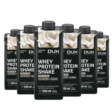 Imagem de Kit 6 Whey Protein Shake - Dux, Coco