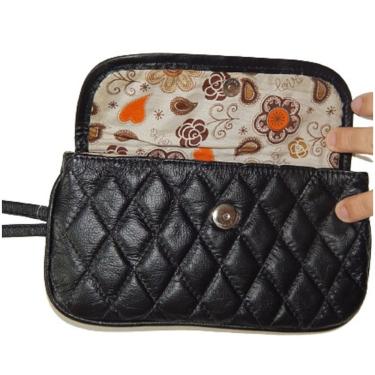 Imagem de Carteira Social De Couro Feminino Zup Cor Preto