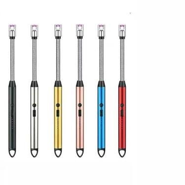 Imagem de Acendedor De Fogão Isqueiro Eletrico Fogão Churrasqueira Vela Original Recarregavel USB (Aleatório 2 unidade)