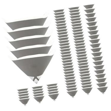 Imagem de YWJLQH 100 peças filtro papel funil filtro cone de equipamentos espessados ​​artes de artes de pintura fáceis de usar