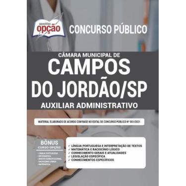 Imagem de Apostila Câmara Campos Do Jordão - Auxiliar Administrativo - Apostilas