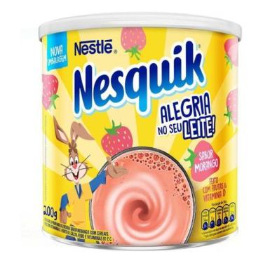 Imagem de Achocolatado Em Po Nesquik Morango 200g