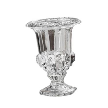 Imagem de Ｂｅｓｇａ Vaso de vidro, suporte para plantas, centro de mesa minimalista, vaso de mesa, arranjo de flores para armário de TV, mesa de centro, casa, quarto, L