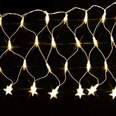 Imagem de Pisca Led Rede Estrela Na Ponta 120L 3,5X0,5M 8 Modos 110V - Innovaree