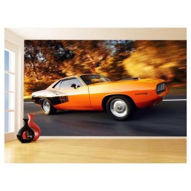 Imagem de Papel De Parede 3D Carro Antigo Clássico Vintage 3,5M Cxr28 - Você Dec