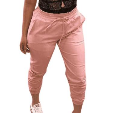 Imagem de calça feminina jogger bengaline fashion - filo modas, Verde militar, M