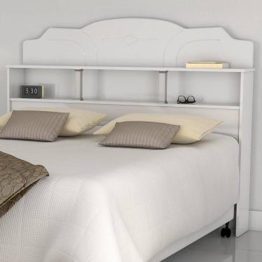 Imagem de Cabeceira Com Nicho Casal Star Branco