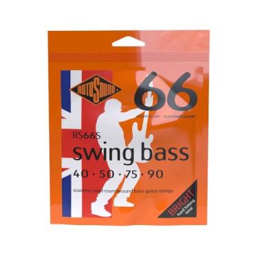 Imagem de Rotosound RS66S Swing Bass 66 Aço Inoxidável Cordas de Baixo Baixo de Escala (40 50 75 90)