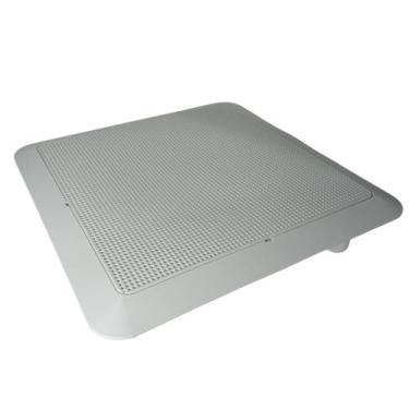 Imagem de Arandela 6 qrd tela plastica branca quadrada som interno  externo teto