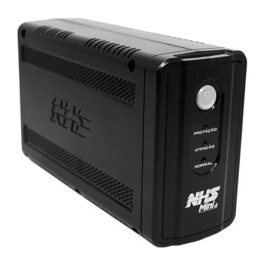 Imagem de Nobreak 600va Nhs Mini 4, Entrada Bivolt, Saída 220v, 6 Tomadas, Bateria 1x 7ah/12v - 90.a1.006101