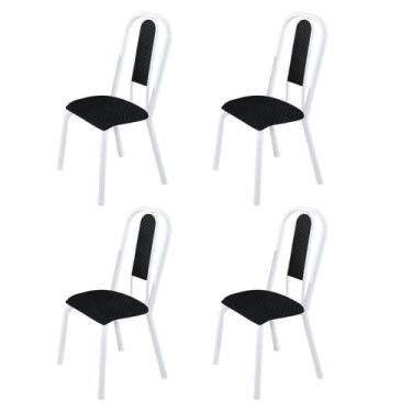Imagem de Kit com 04 Cadeiras para de Sala de Jantar Fortaleza - Tubulares Gol