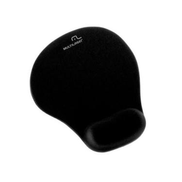 Imagem de Mouse pad com apoio em gel preto pequeno AC021 Multilaser