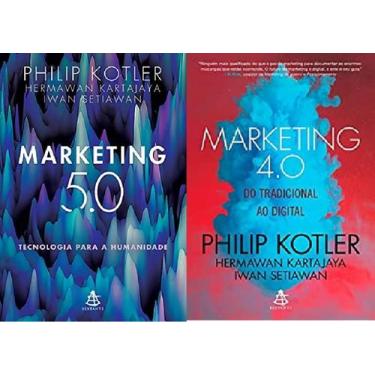 Imagem de ki 2 livros  PHILIP KOTLER Marketing 5.0 + Marketing 4.0 - Sextante