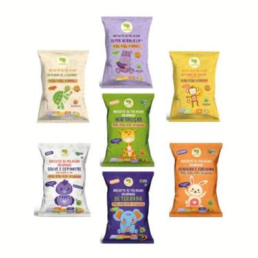Imagem de Kit 7 Biscoito Polvilho Infantil Orgânico Crilancha 280g