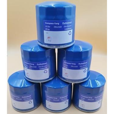 Imagem de Compass-Yang Filtro de óleo Diesel 6,6L Duramax 2020-2024 substitui ACDelco PF26, GM 12684038, Wix WL10454 (pacote com 6)