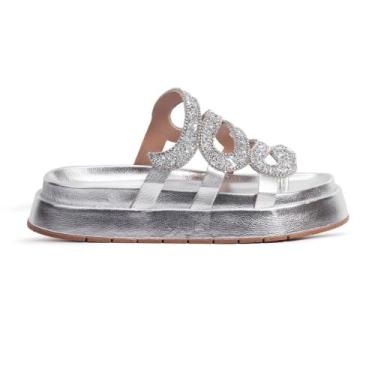 Imagem de Papete  Sandália Flatform Feminina Multicolor Moderna - Outlet Monteir