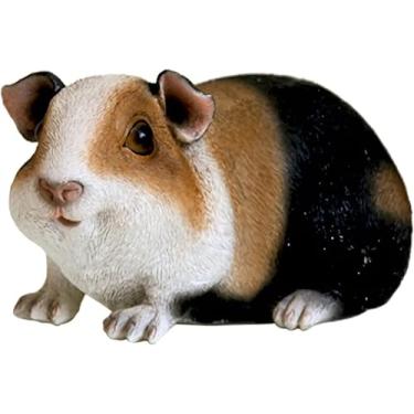 Imagem de Simion Cobaia Decoração Do Jardim Estatuetas Animais Bonitos Modelo Jardim Country Farm Mobiliário