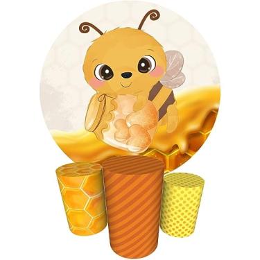 Imagem de Trio Capas Cilindro + Painel Redondo Abelhinha (K1ABL006)