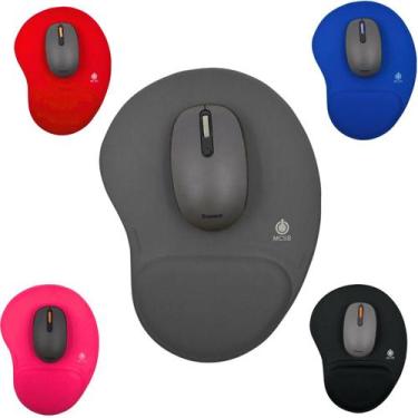 Imagem de Mousepad Ergonomico Com Apoio Descanso De Punho Conforto Nfe - MCSB, C