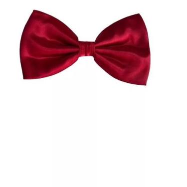 Imagem de Gravata Borboleta Social Com Regulador Ref: 247 - karecato, Vermelho, 