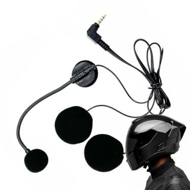 Imagem de Intercomunicador Para Capacete - Fones De Ouvido Para Capacete De Moto - Áudio de Alta Definição para Comunicação em Passeios de Competição