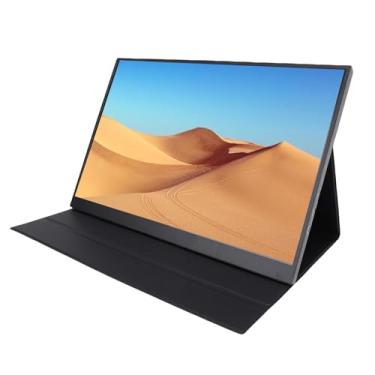 Imagem de Zhjvihx Exibição do Computador 16N, Resolução 4K Ultra HD 120Hz Taxa de Atualização Tela Portátil, Interfaces USB C e, 2 Alto -falantes, Atendimento Ocular, para Laptop para PC Telefone