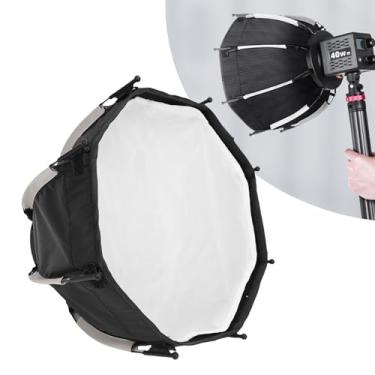 Imagem de Dpofirs Softbox de Instalação Rápida Com Grade, Caixa de Lâmpada de Enchimento para Fotografia, Leve e Portátil, Projetada para Montagem Em Bowens, Adequada para Várias Luzes de