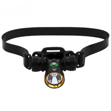 Imagem de Lanterna de Cabeça Profissional para Mergulho, 5000LM, IPX8, 3 Modos de Luz, Liga de Alumínio, Ângulo de 60°