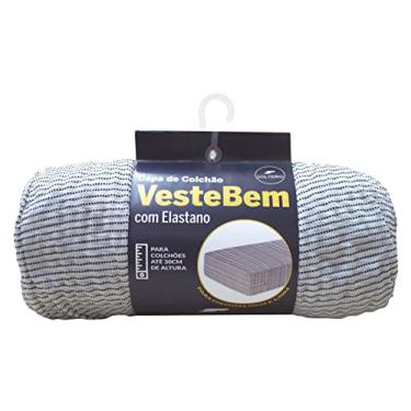 Imagem de Capa de colchão solteiro - Com elastano em malha - Ponto piquet 90x190 - Fibrasca