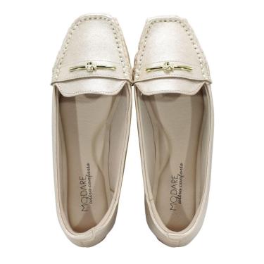 Imagem de Mocassim Modare Metalizado Viena Dourado