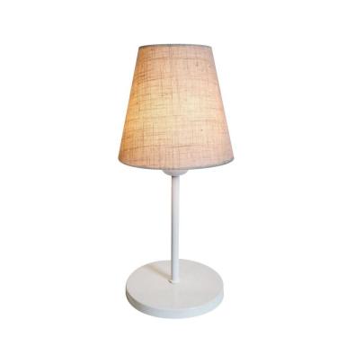 Imagem de Abajur Cabeceira Para Quarto Cone Vivare Md-2005 Cúpula em Tecido Cone - Bivolt