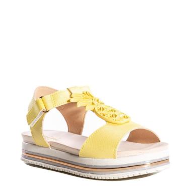Imagem de Sandália Infantil Mini Sua Cia Amarelo-Feminino